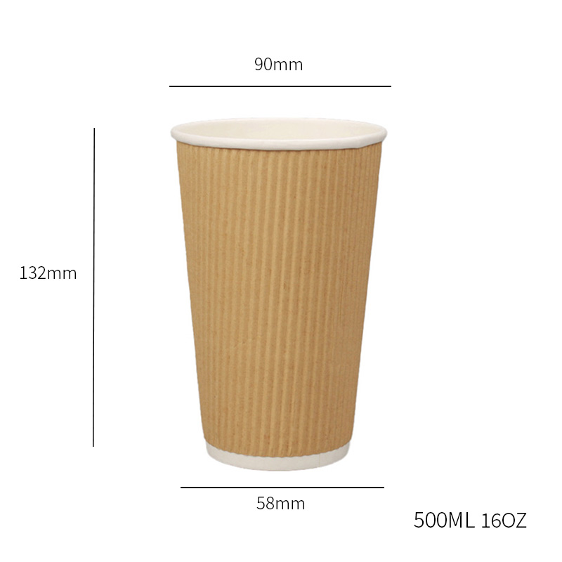 Cốc giấy sóng 16 OZ